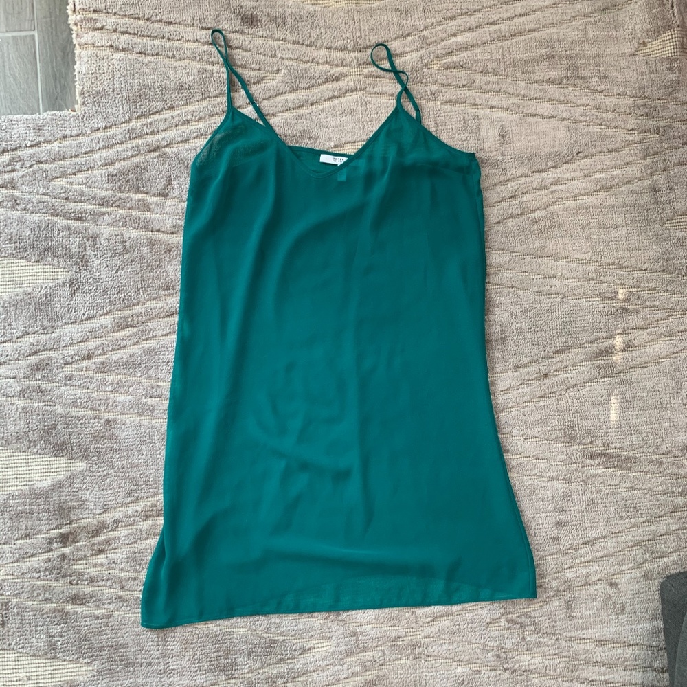 Derek Lam Emerald green night slip size US 4